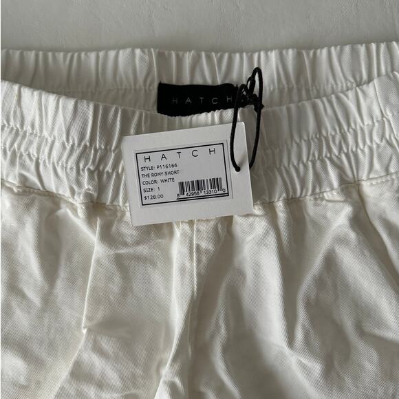 New HATCH The Romy Shorts in White Size 1/S - Picture 6 of 10
